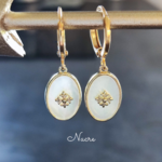 boucles d'oreilles Nacre