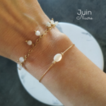 bracelet pierre de naissance juin nacre