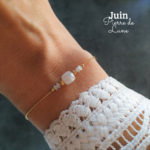 bracelet pierre de naissance juin pierre de lune