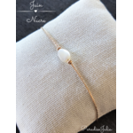 bracelet pierre de naissance juin nacre