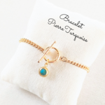 bracelet pierre naturelle turquoise