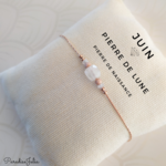 bracelet pierre de naissance juin pierre de lune