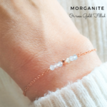 bracelet pierre de naissance morganite