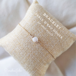 Bracelet perle deau douce en or gold filled