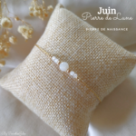 pierre de naissance juin pierre de lune gold filled