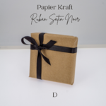 Papier Kraft Ruban noir (3)
