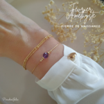 bracelet pierre de naissance janvier grenat