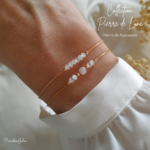 Bracelet pierre de naissance juin pierre de lune