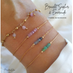 Bracelet Pierre de Naissance-septembre-saphir-naturelle