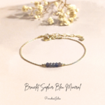 Bracelet Pierre de Naissance-Septembre-Saphir-naturelles