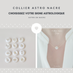 Collier Astro Nacre en gold filled