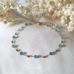 Bracelet Petite Perle-pierre naturelle-chaine perlée