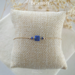Cadeau de noel pour femme-Bracelet Pierre de Naissance-Décembre -Paradisejulia