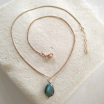 Idée cadeau noel pour femme-Collier Pierre Naturelle Labradorite naturelle
