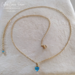 Collier Coeur-Pierre de Naissance-Cadeau pour Femme-ParadiseJulia