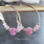 Boucles d'oreilles pierre naturelle tourmaline