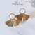 Boucles d'oreilles ginkgo Pierre de lune