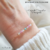 bracelet pierre de naissance multicolore Tourmaline Morganite Amazonite