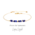 Bracelet pierre de naissance décembre lapis lazuli paradise julia
