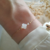 Bracelet Pierre de Naissance-Tréfle Nacre- Gold Filled-Idée cadeau femme Noel-