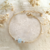 Bracelet Pierre de Naissance Mars Aigue Marine-Gold filled
