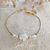 Bracelet-Pierre de naissance-Fleur de Sakura-Sherry Blossom-Idée cadeaux de Noel pour femme en or gold filled