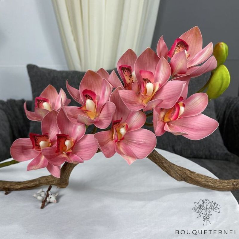 Fleur Artificielle Orchidée | Bouquet Artificiel | Orchidées Artificielles | Bouqueternel