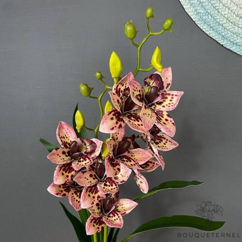 Fleur D'Orchidée Artificielle | Bouquet Artificiel | Orchidées Artificielles | Bouqueternel