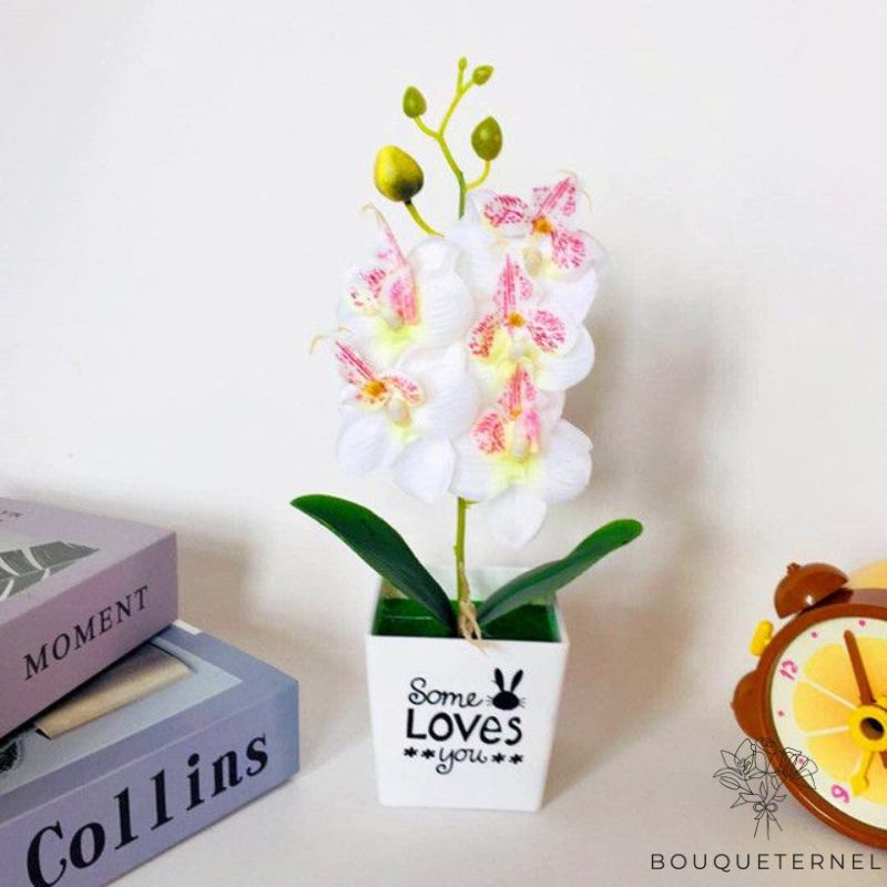 Orchidée en Pot Artificielle
