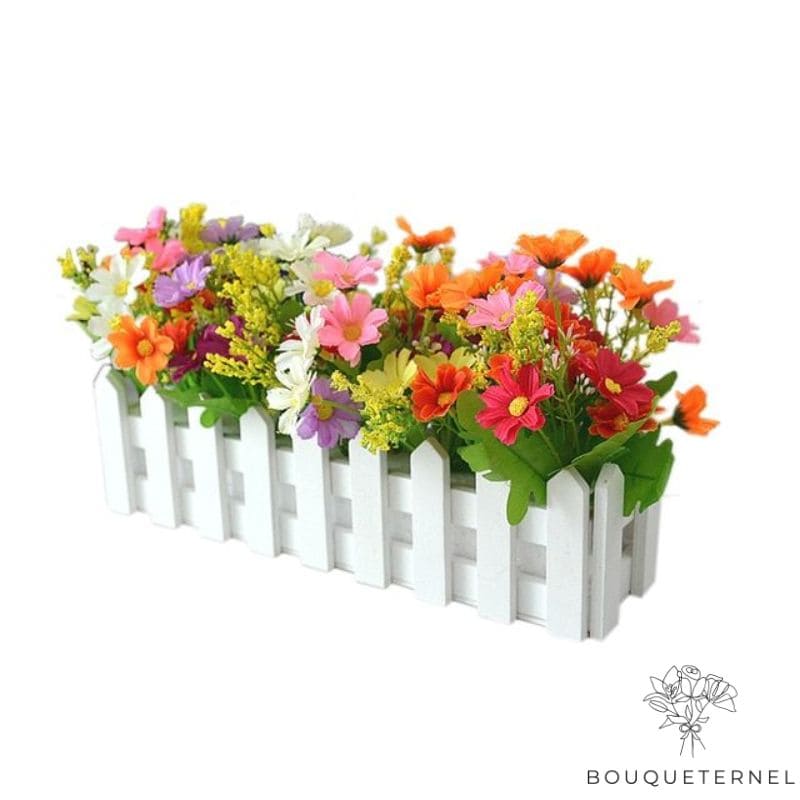 Jardinière Fleurs Artificielles Pour Cimetière | Fleurs Artificielles Cimetière | Bouqueternel