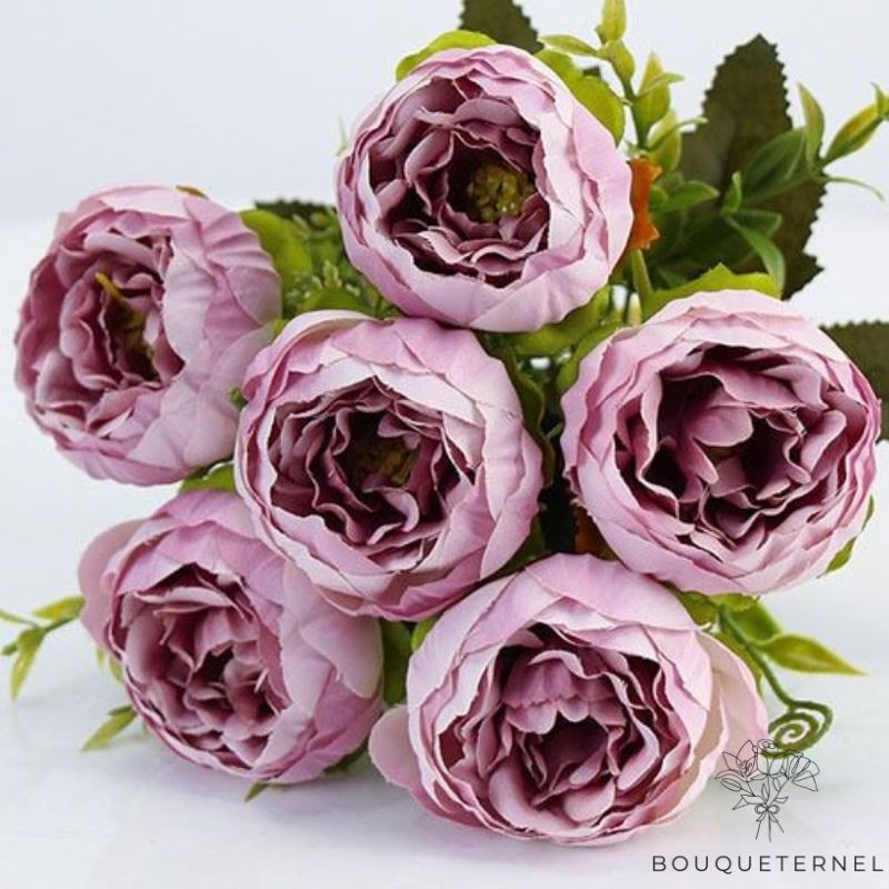 Bouquet De Fleur Pour Pierre Tombale | Fleurs Artificielles Cimetière | Bouqueternel