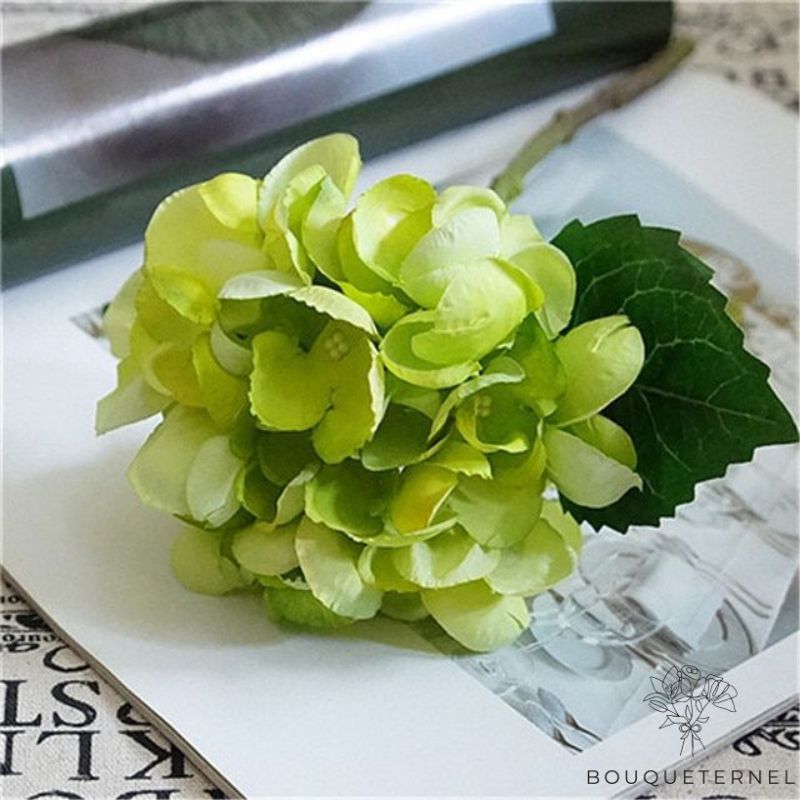 Hortensia Artificiel Vert