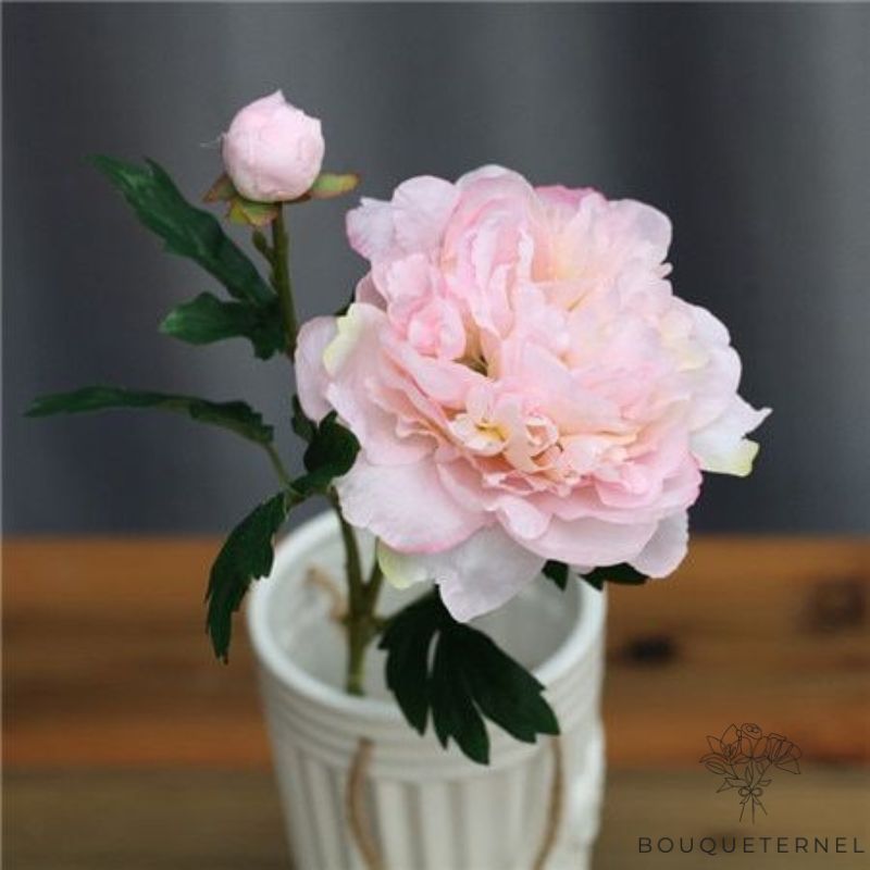 Pivoine Soie Rose | Fleur Artificielle | Pivoine Artificielle | Bouqueternel