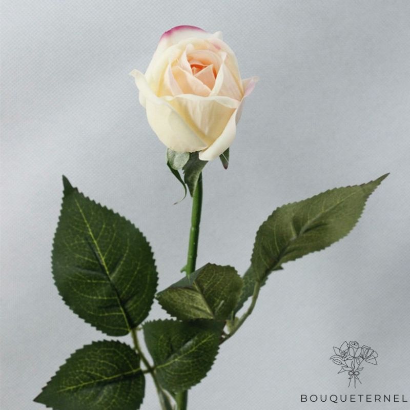 Fausse Fleur de Rose Blanche