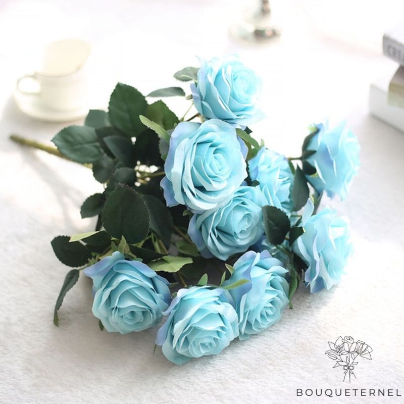 Bouquet de Roses en Fleurs Artificielles