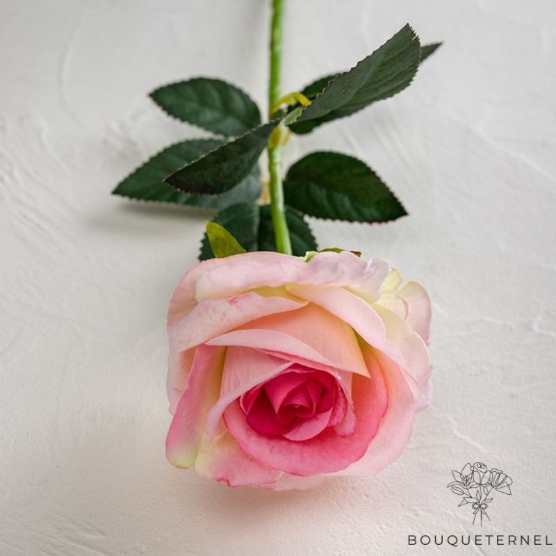Rose Rose Artificielle | Fleur Artificielle | Rose Artificielle | Bouqueternel