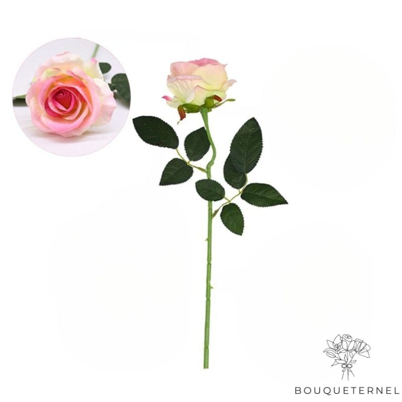 Fausse Rose Plastique | Fleur Artificielle | Rose Artificielle | Bouqueternel