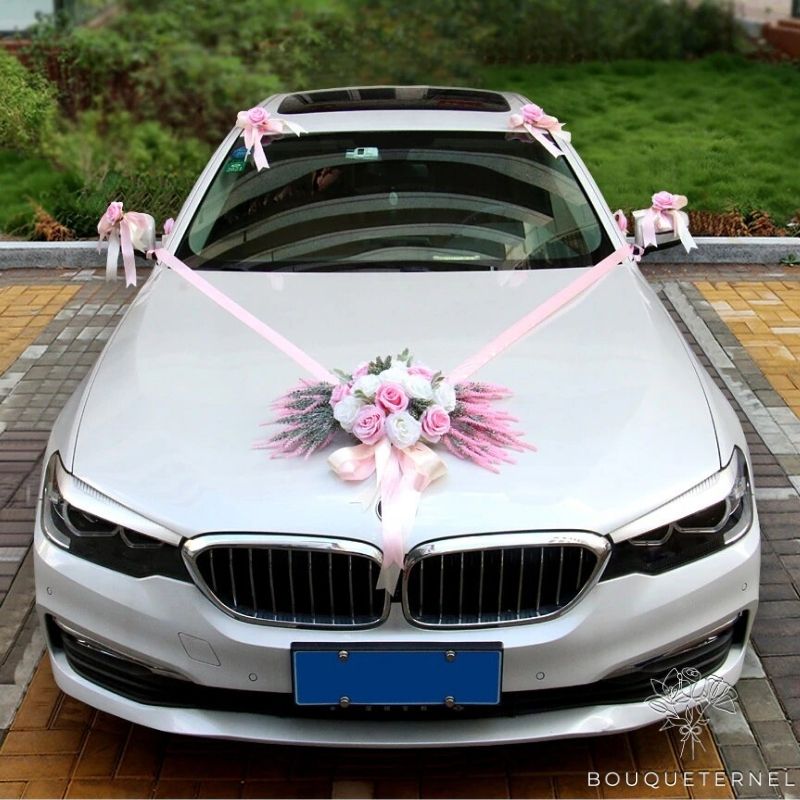 Kit de décoration de voiture pour mariage