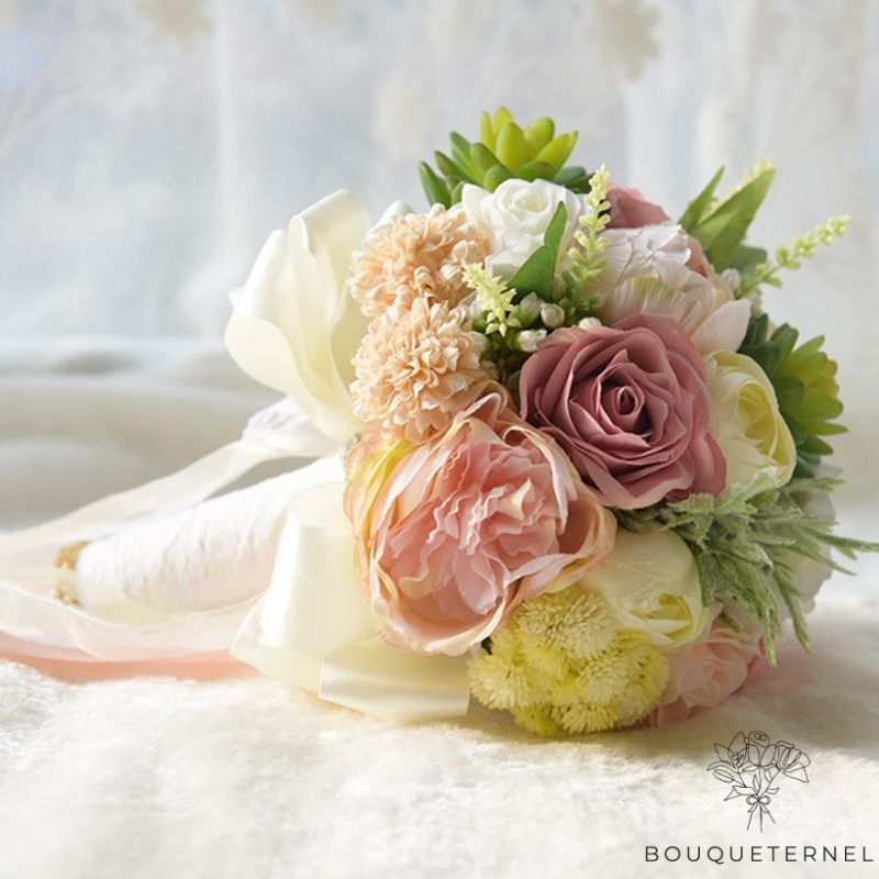 Bouquet de Mariage de Fleurs Artificielles