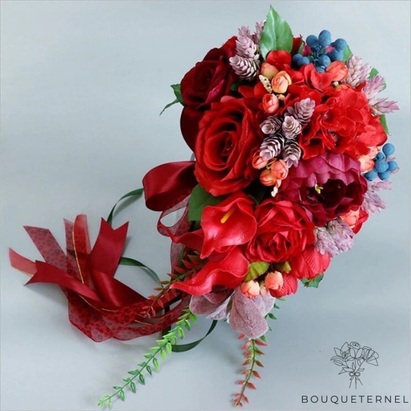 Bouquet Tombant Mariage | Bouqueternel