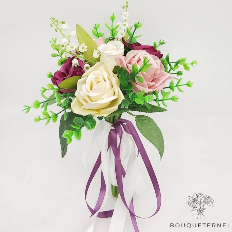 Bouquet de Fleurs de Mariage Simple
