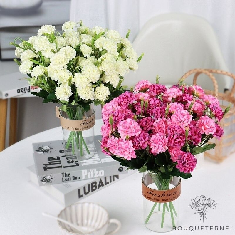 Centre De Table Mariage Simple fleur | Bouquet Artificiel | Pivoines Artificielles | Bouqueternel