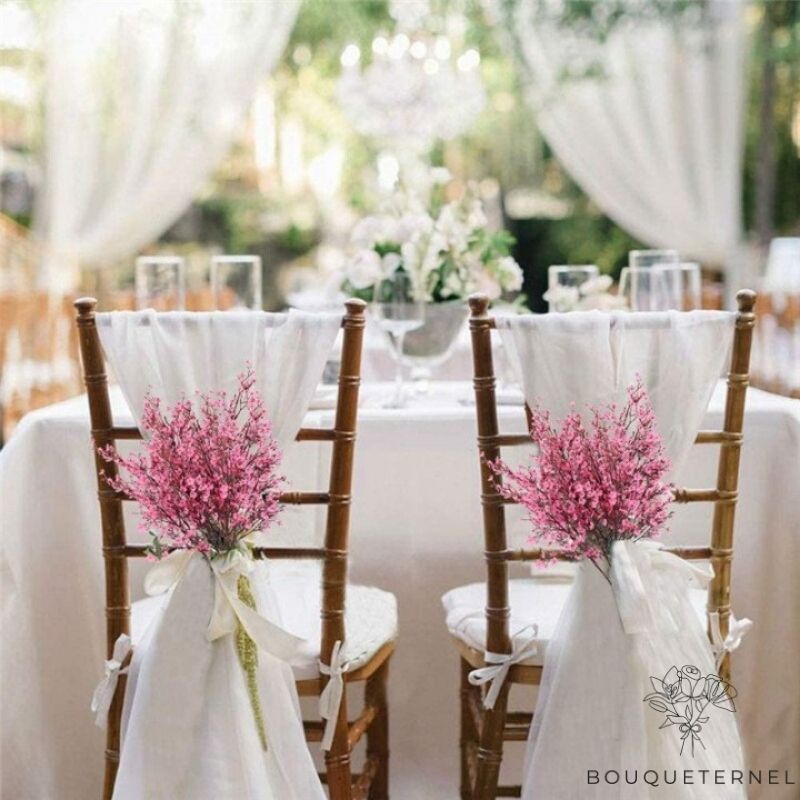 Déco de Mariage pour Chaises et Tables