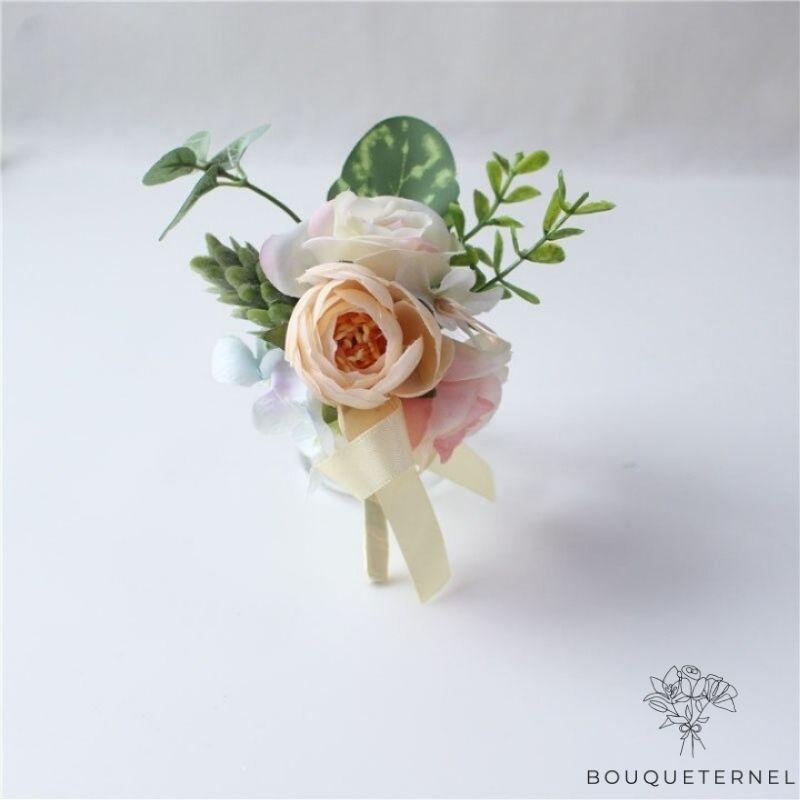 Boutonnière Mariage Homme Fleurs Bouqueternel