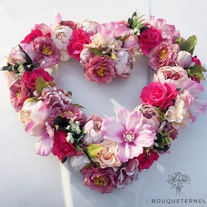 Déco Cœur Fleurs Mariage | Fleurs Mariage | Bouqueternel