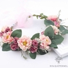 Couronne De Fleur Invité Mariage | Fleurs Artificielles Mariage | Couronne de Fleurs | Bouqueternel