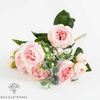 Bouquet de Fleurs Artificielles Décoration de Table pour Mariage Rose Pâle | Bouquet Artificiel | Fleur Mariage Artificielle | Bouqueternel