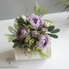 Bouquet Artificiel Composition Fleurs Artificielles pour Deuil Violet | Bouquet Artificiel | Bouqueternel