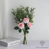 Bouquet Artificiel Fleurs Artificielles de Qualité Rose | Bouquet Artificiel | Bouqueternel