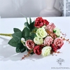 Belles Fleurs Artificielles pour Cimetière Rouge | Bouquet Artificiel | Bouqueternel